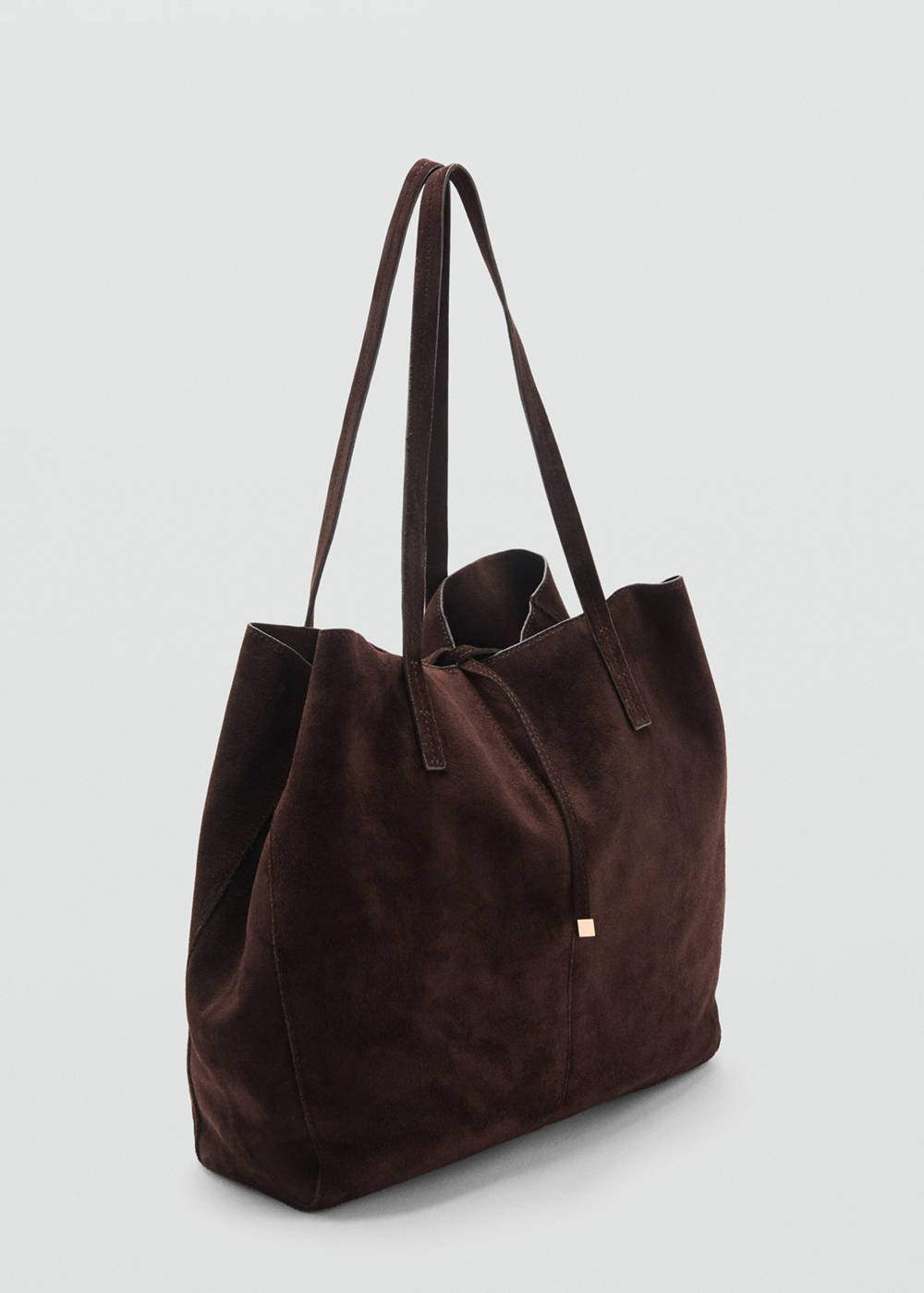 Suede shopper bag - Image 4