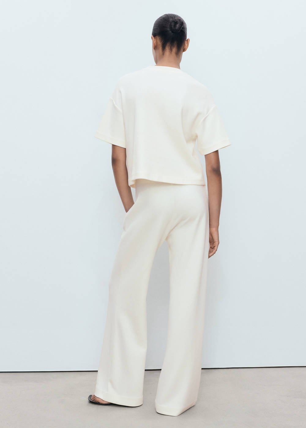 Straight-fit cotton trousers - Image 4