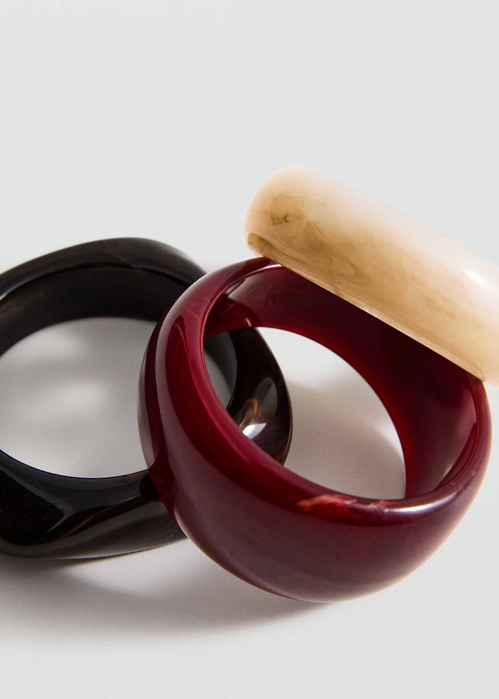 Set of 3 combined volume maxi bracelets - Image 4