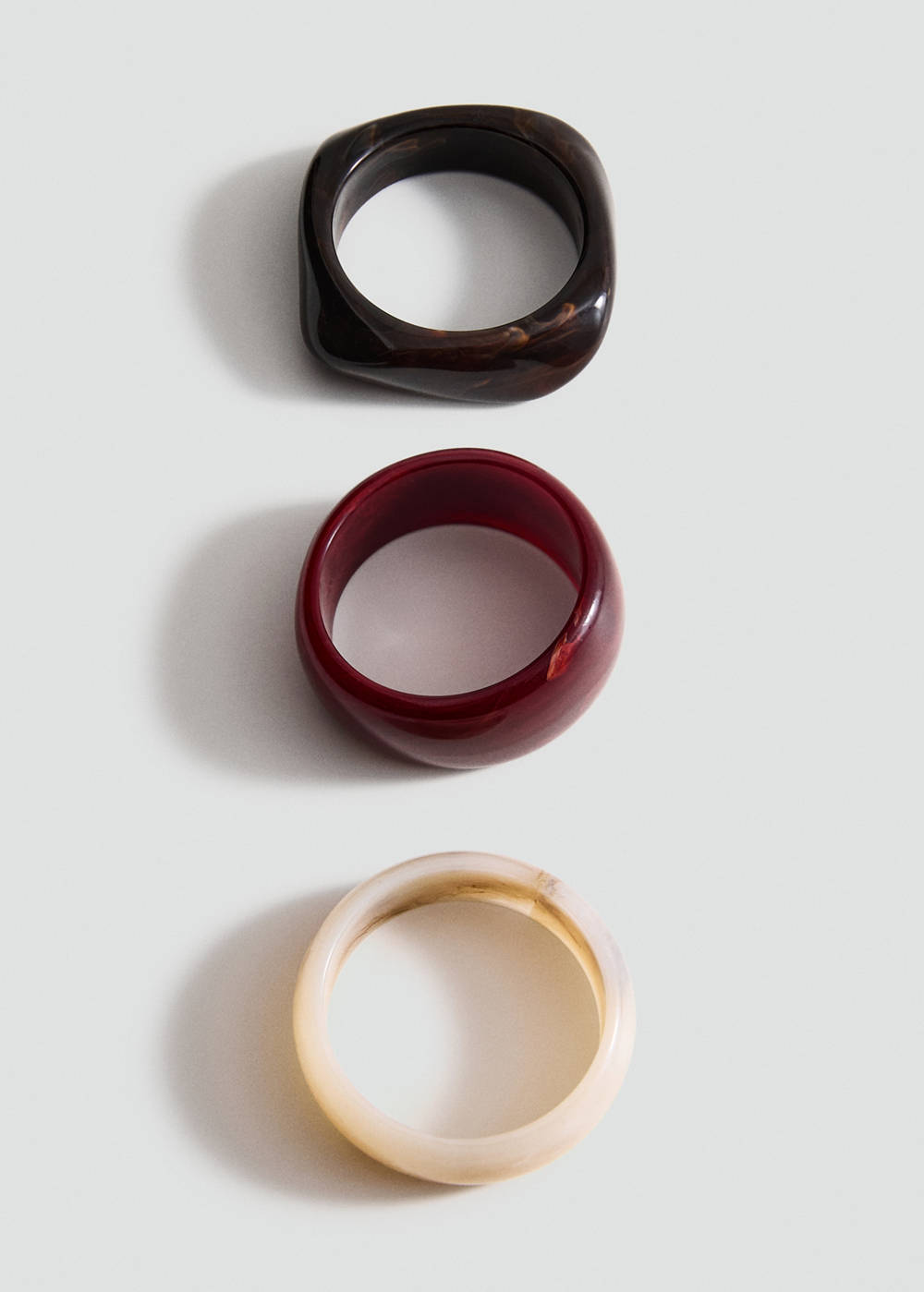 Set of 3 combined volume maxi bracelets - Image 3
