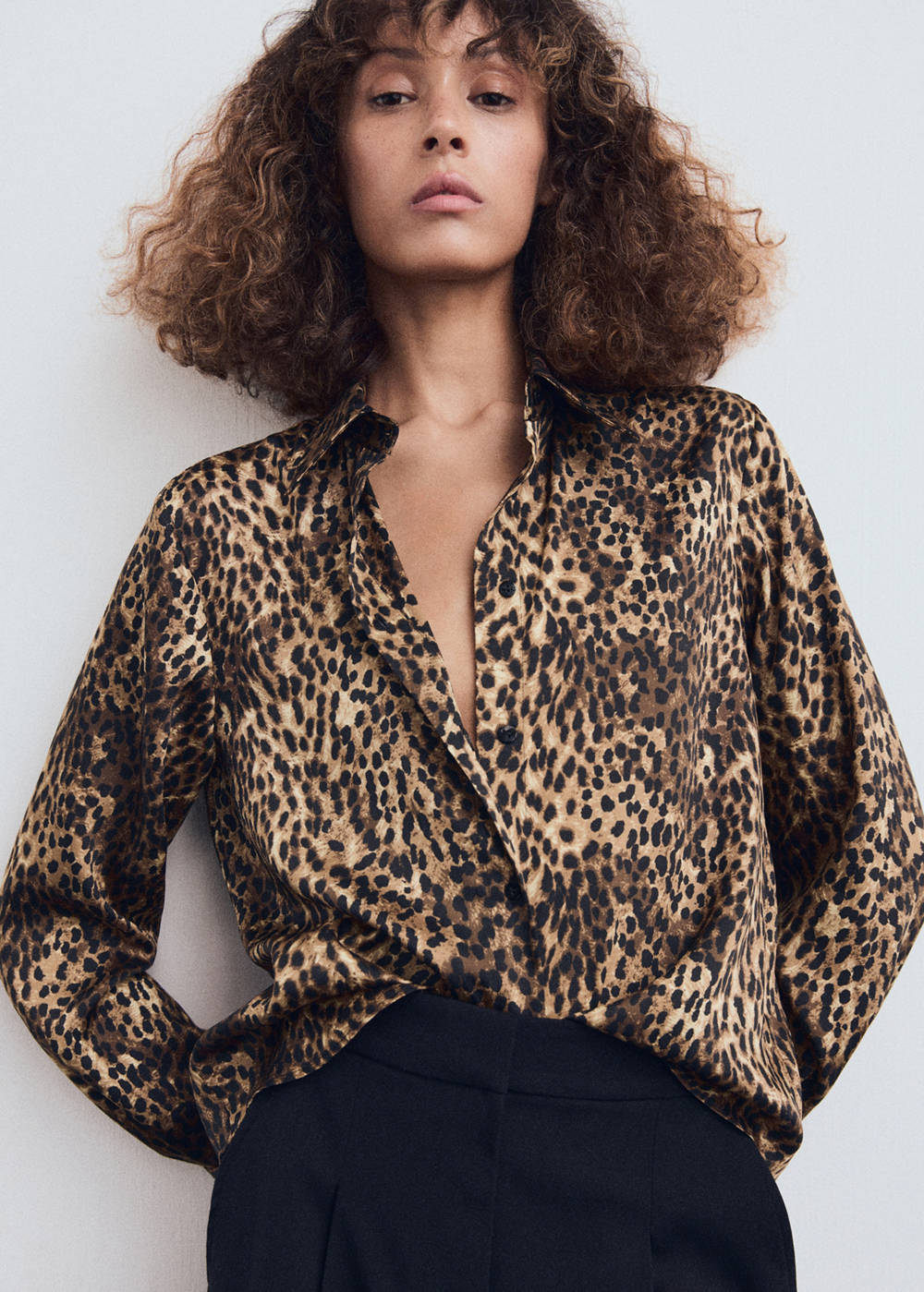 Leopard-print satin shirt - Image 5