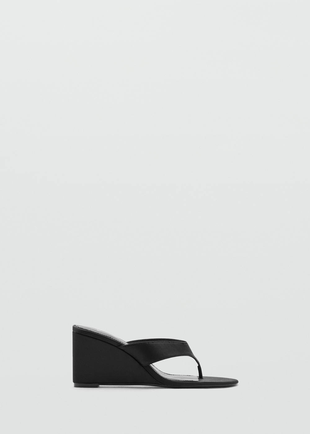 Satin strap wedge sandal - Image 5