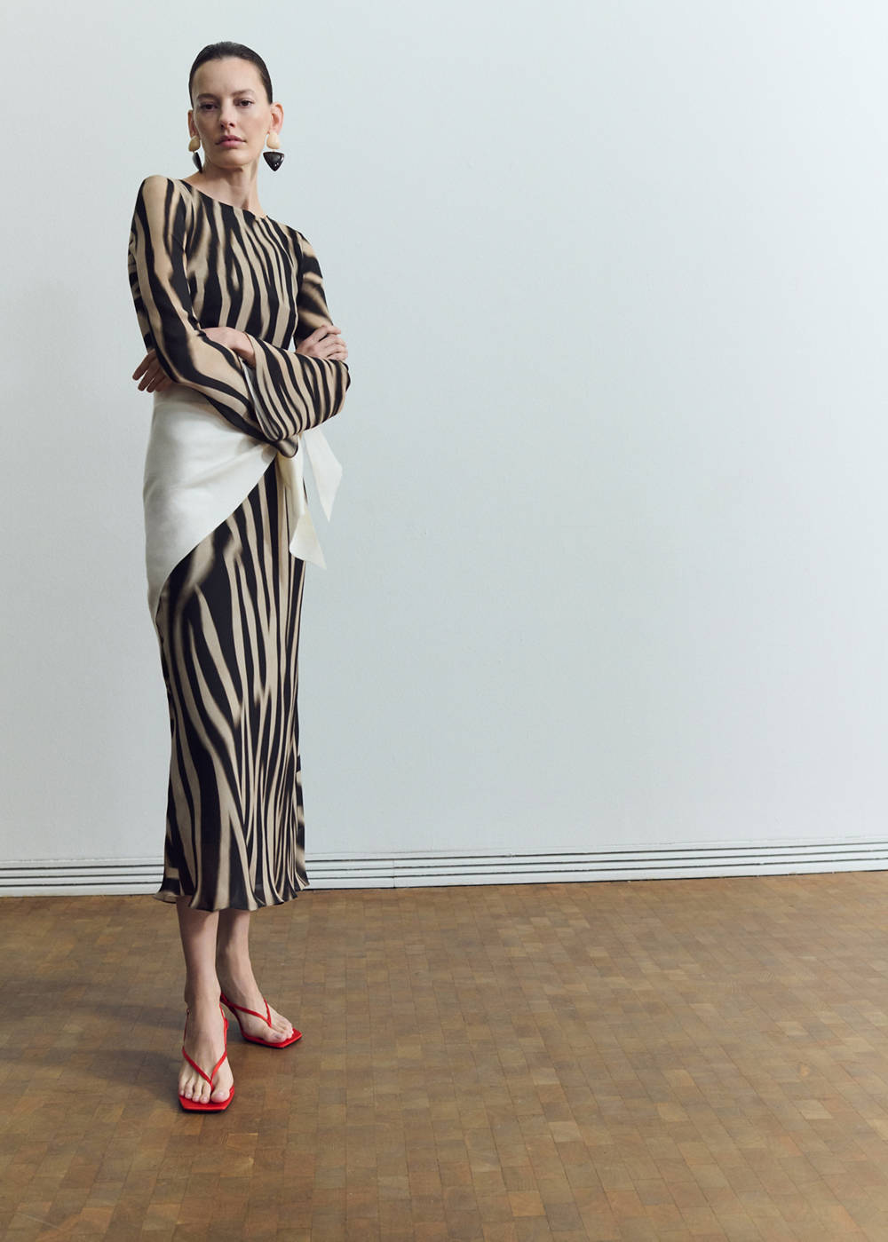 A-line animal-print dress - Image 4