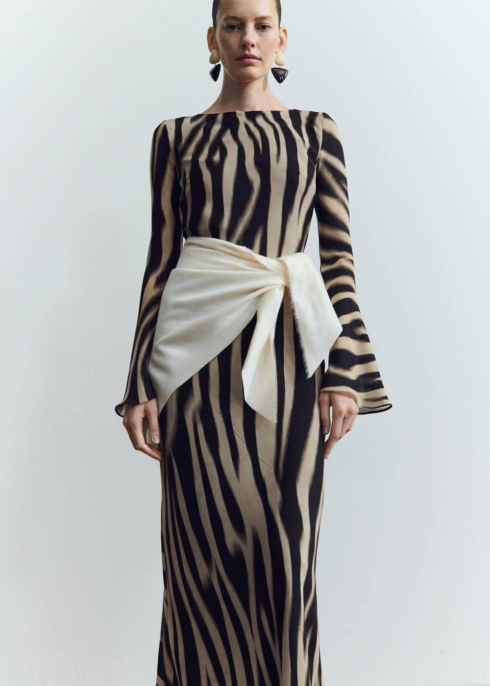 A-line animal-print dress - Image 3