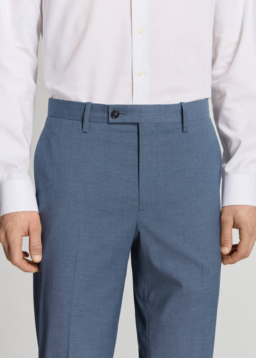 Milan slim-fit suit pants - Image 5