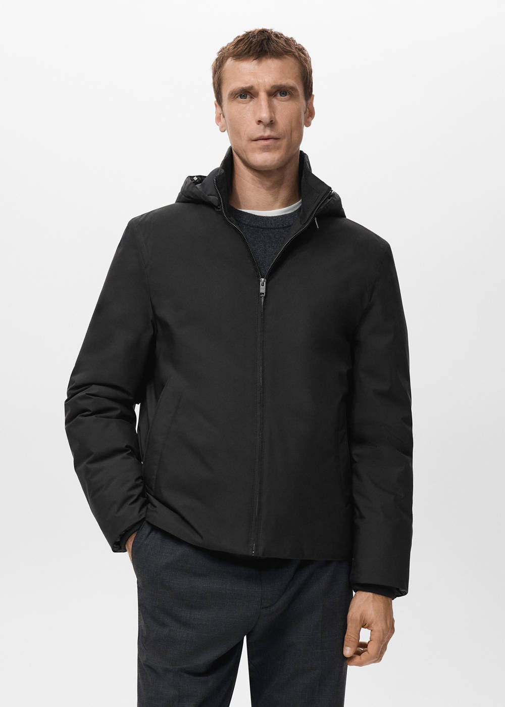 Alternative view of Quilted water repellent jacket