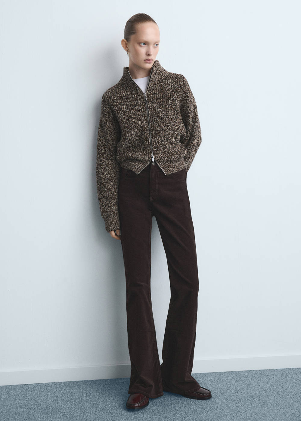 Velvet flared jeans - Image 3