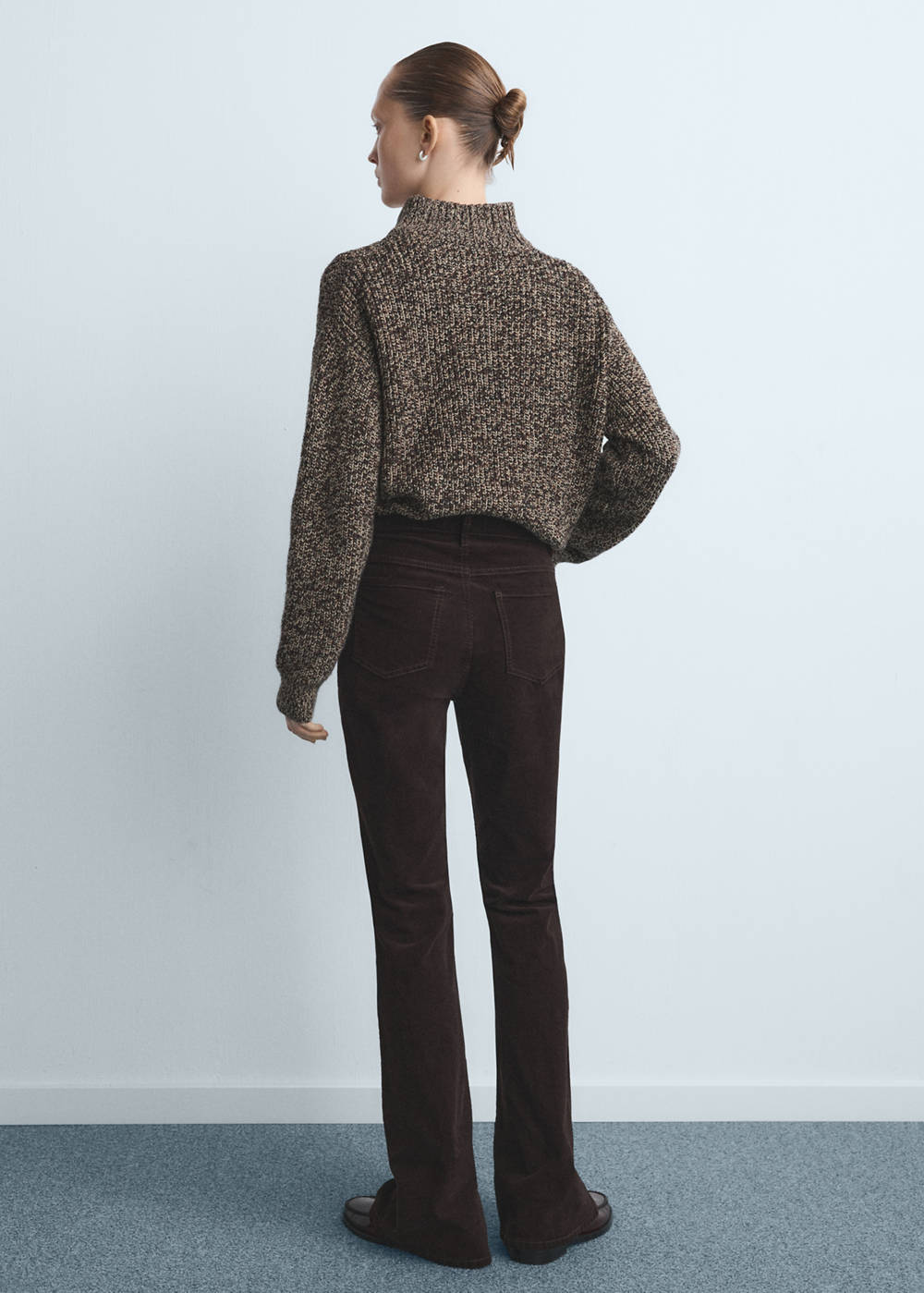Velvet flared jeans - Image 4