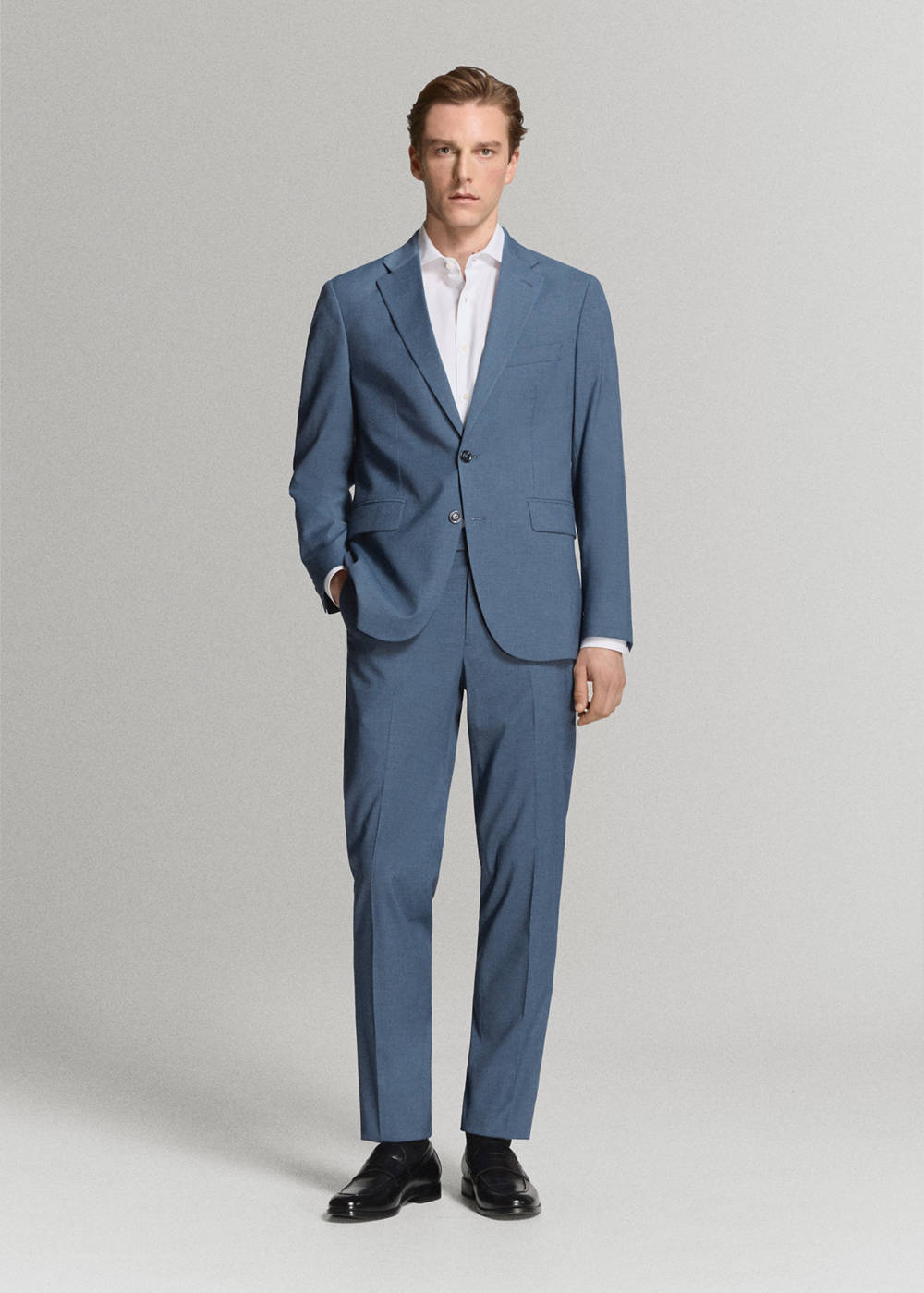 Milan slim-fit suit blazer - Image 3