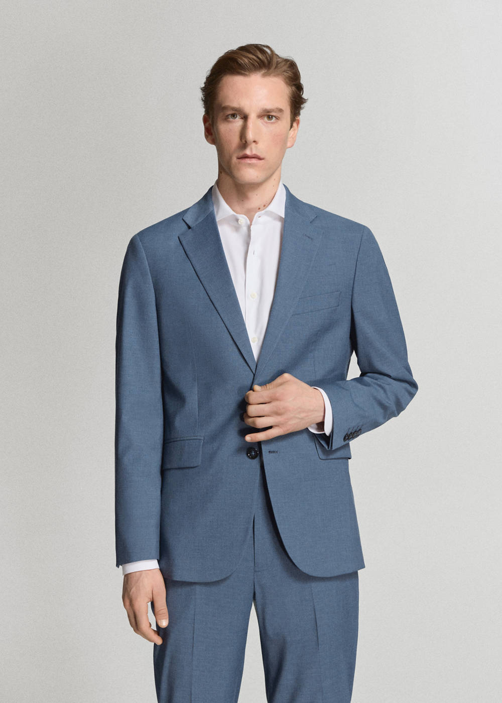 Alternative view of Milan slim-fit suit blazer