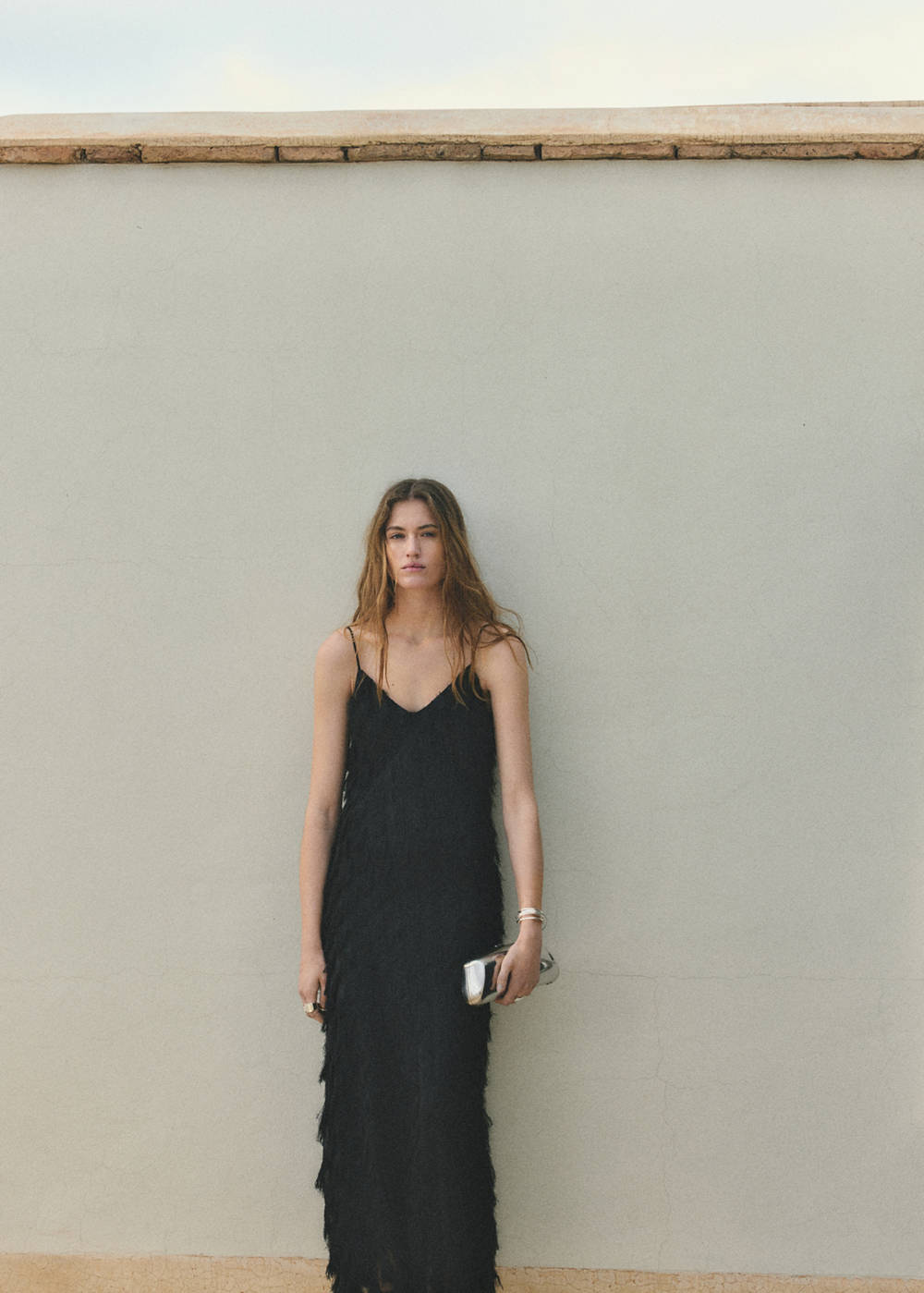 Alternative view of Long frayed dress