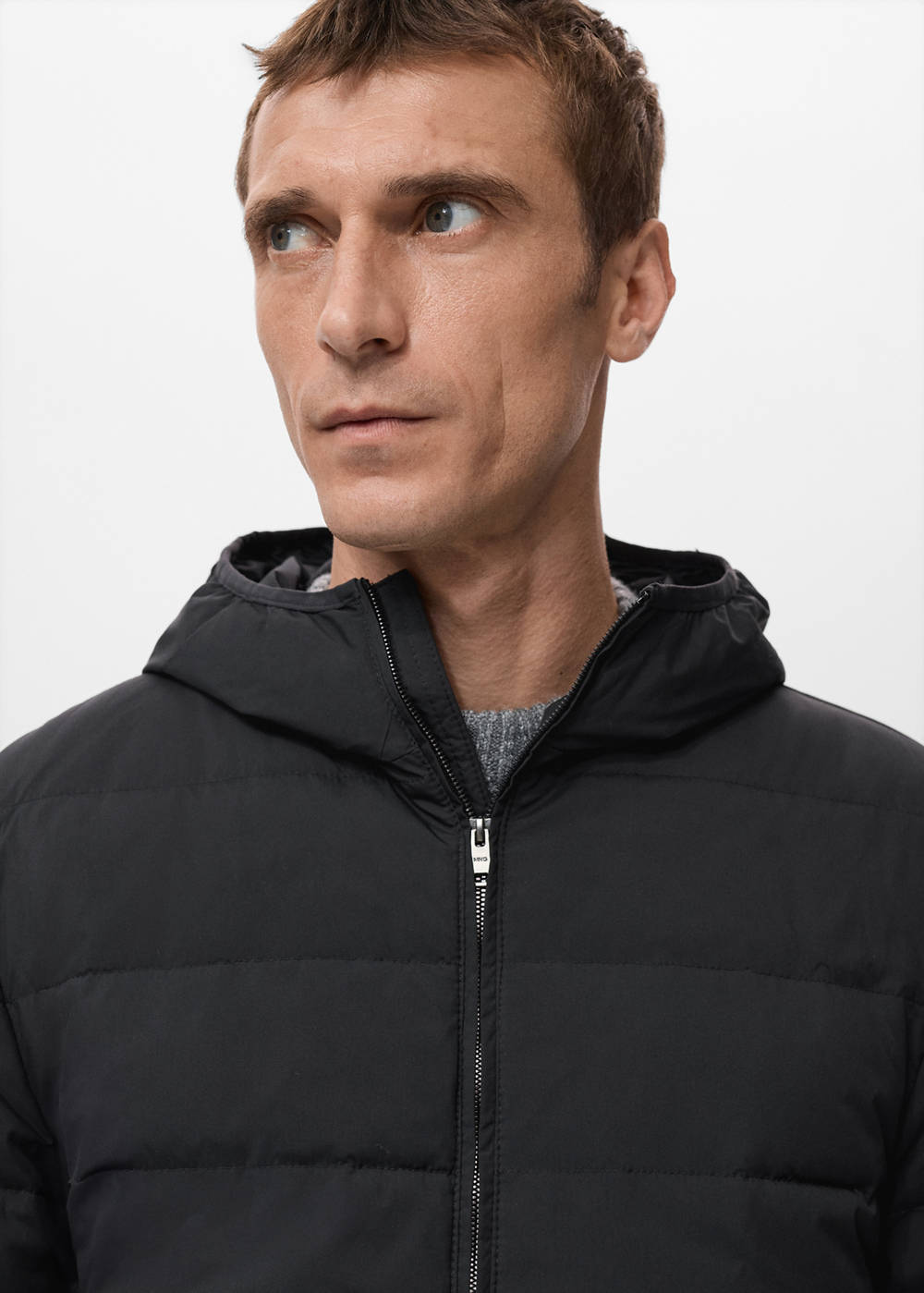 Quilted jacket with down and feather filling - Image 5
