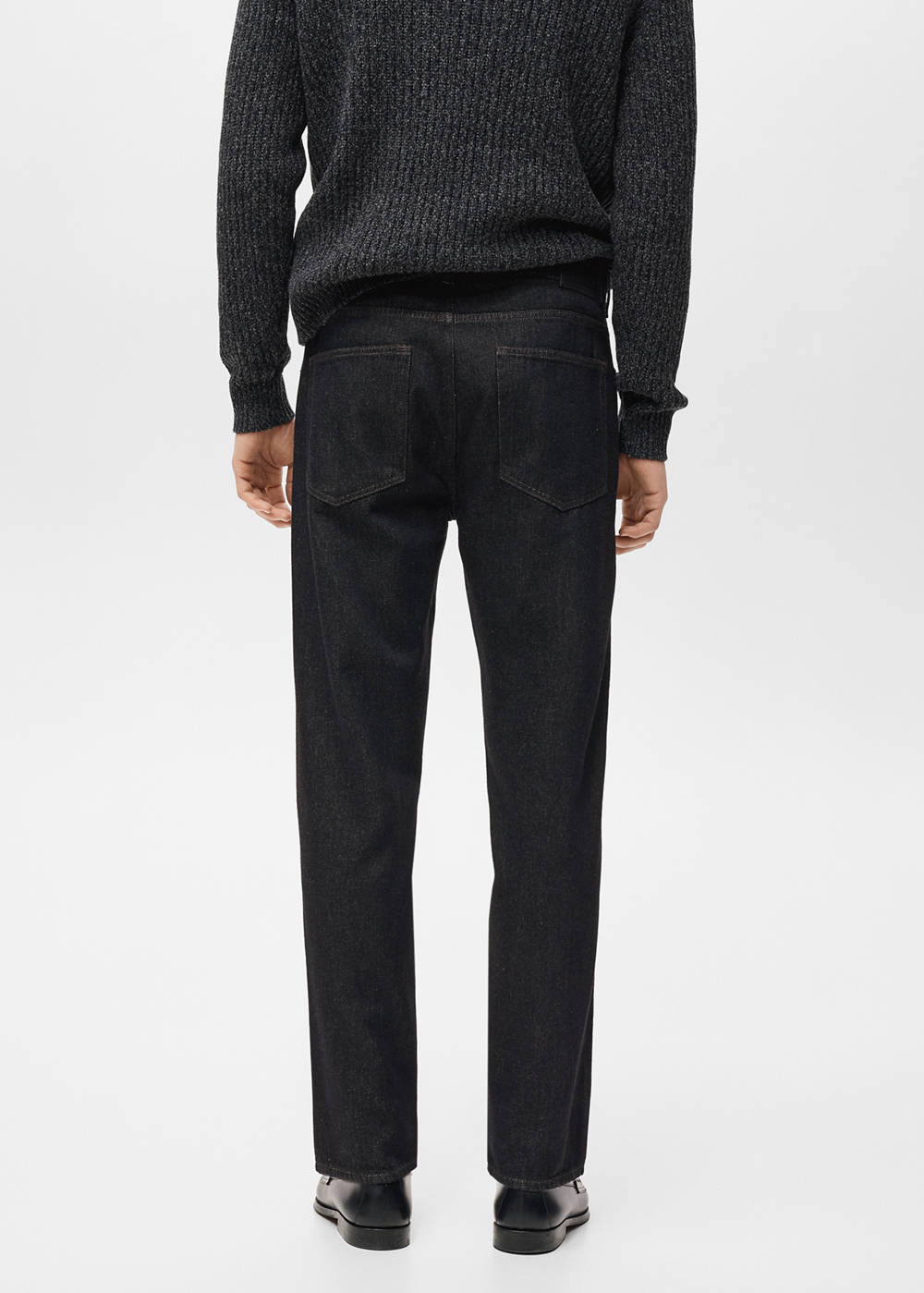 100% cotton regular fit cropped jeans - Image 4