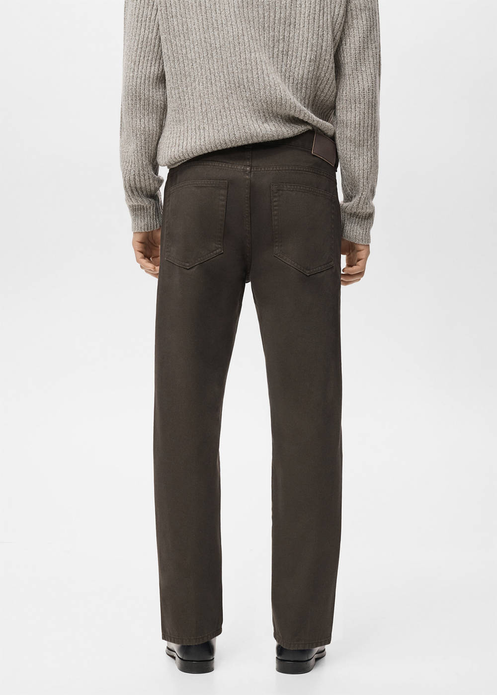 100% cotton regular fit cropped jeans - Image 4