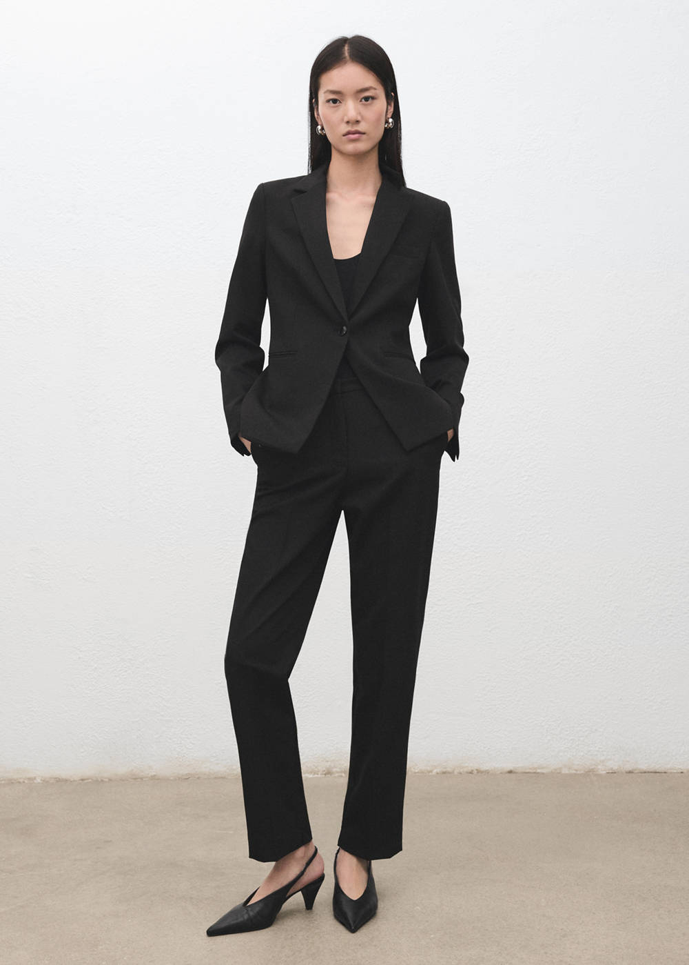 Fitted suit blazer - Image 3