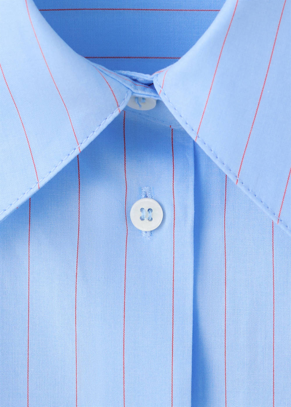 Cotton and lyocell blend straight shirt - Image 5