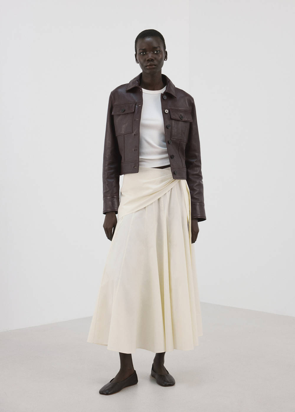 A-line skirt with scarf detail - Image 4