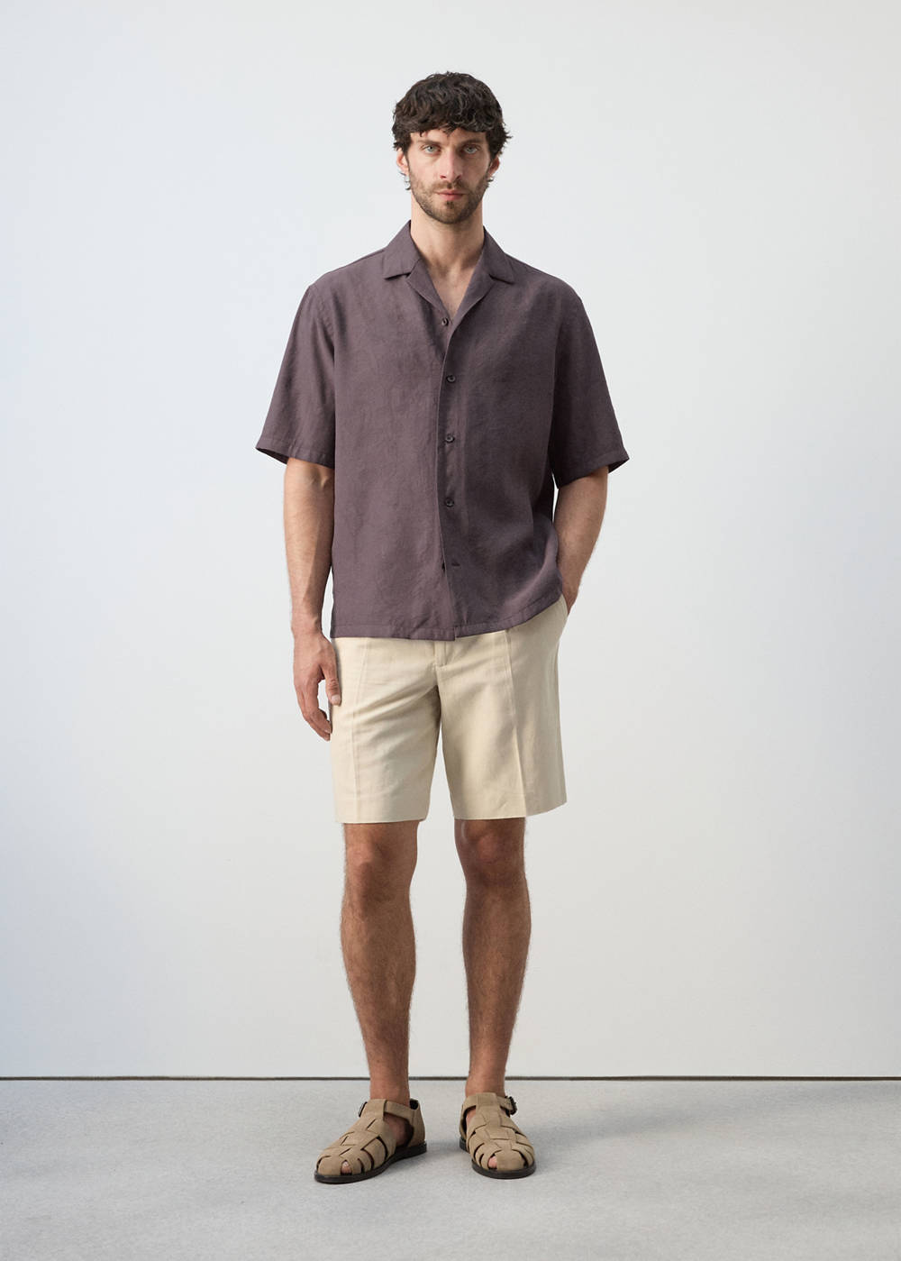 Chemise fluide avec col bowling - Image 3