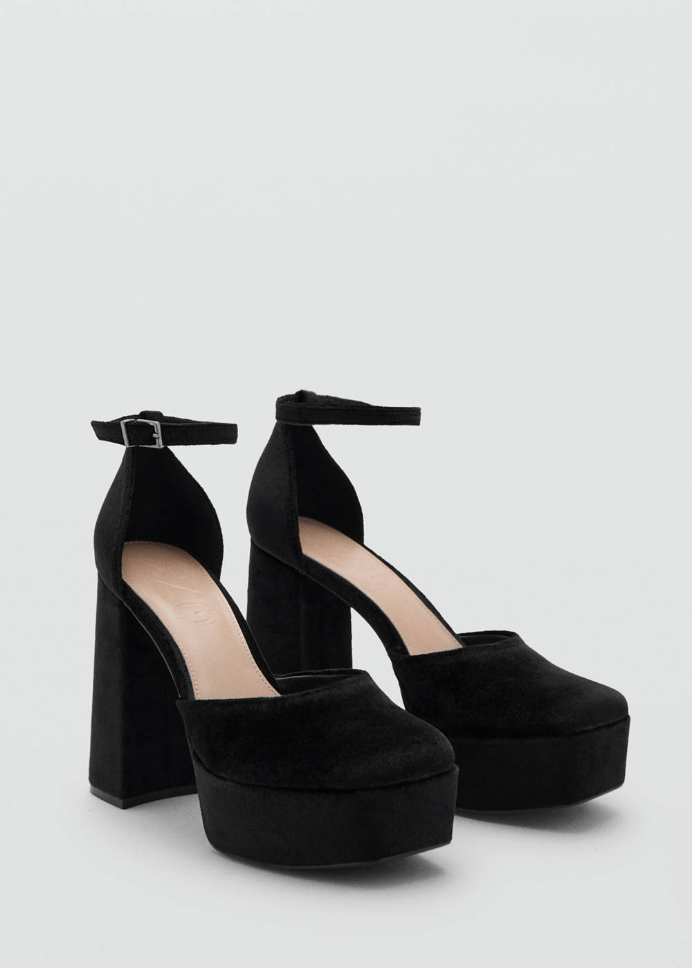 Alternative view of Velvet heel sandals