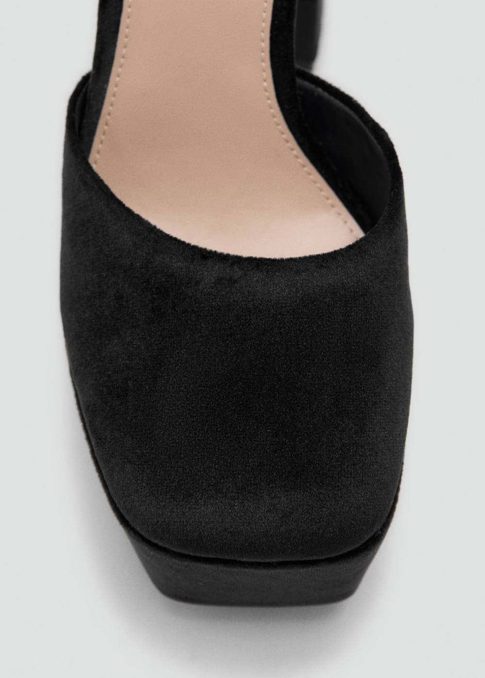 Velvet heel sandals - Image 3