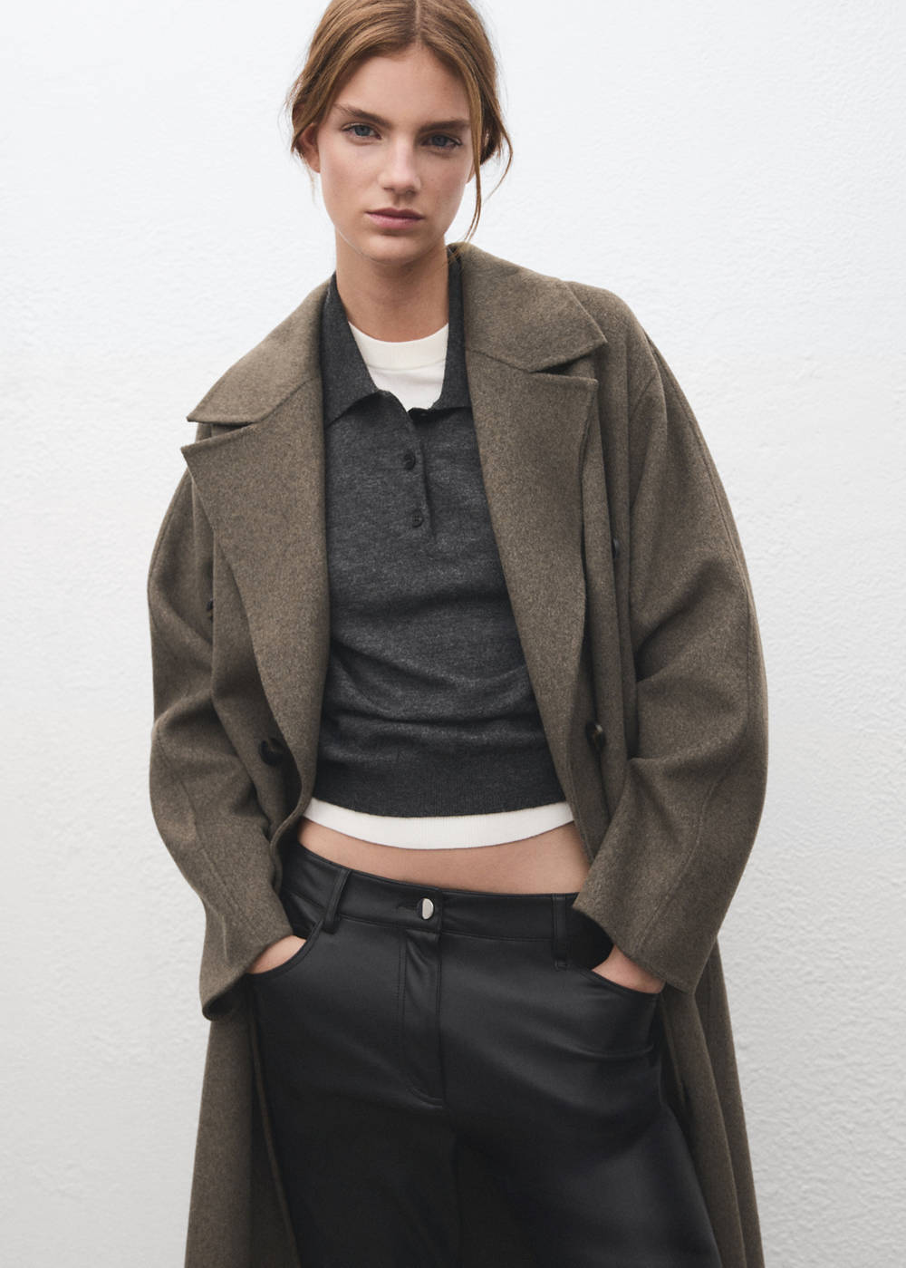 Handmade oversized wool coat - Image 3