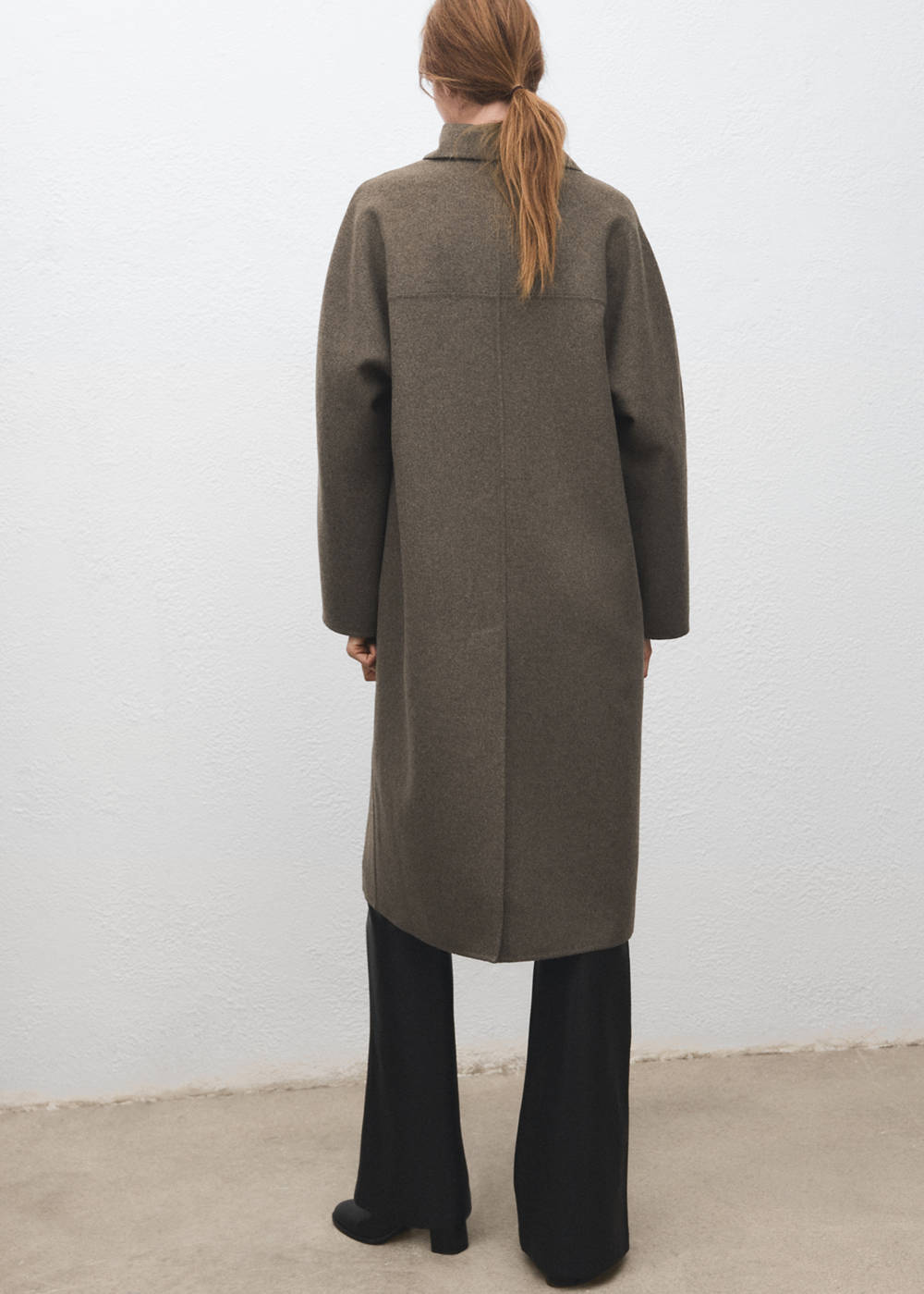 Handmade oversized wool coat - Image 4