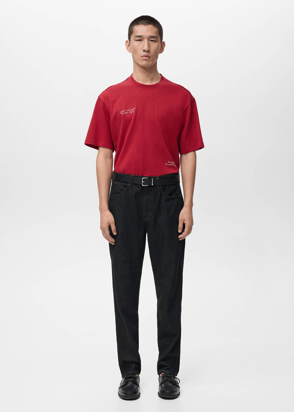 Text cotton T-shirt - Image 3