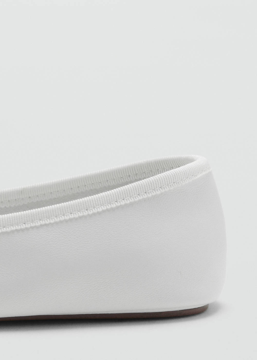 Leather ballet flats with bow - Image 4