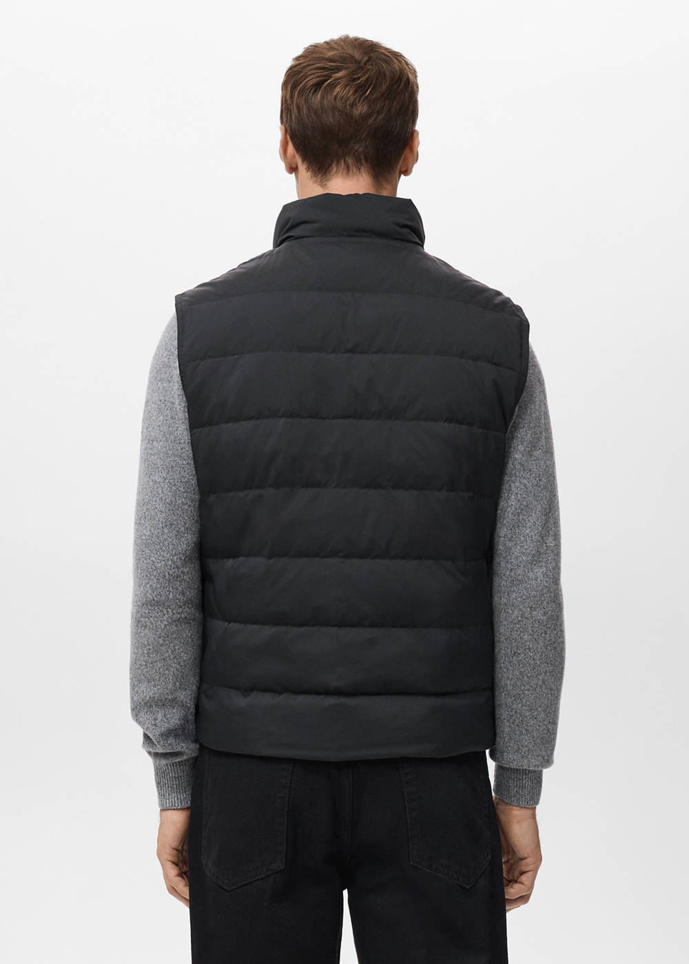 Quilted waistcoat with down and feather filling - Image 4