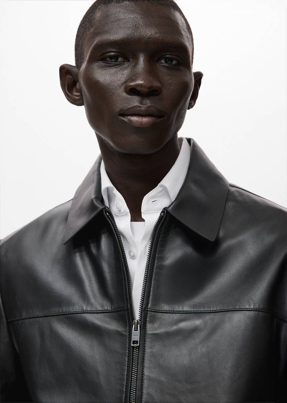 100% leather jacket with pockets - Image 5