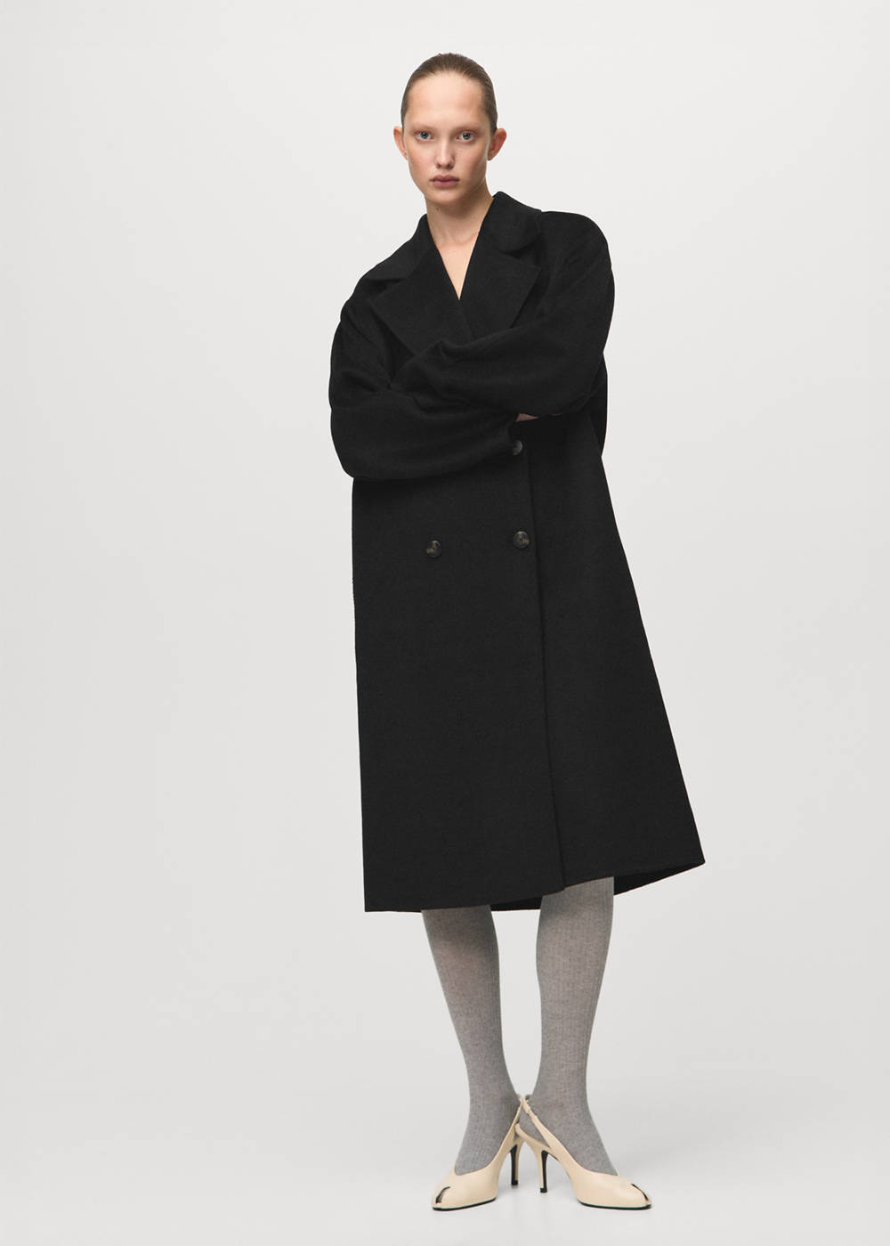 Handmade oversized wool coat - Image 3