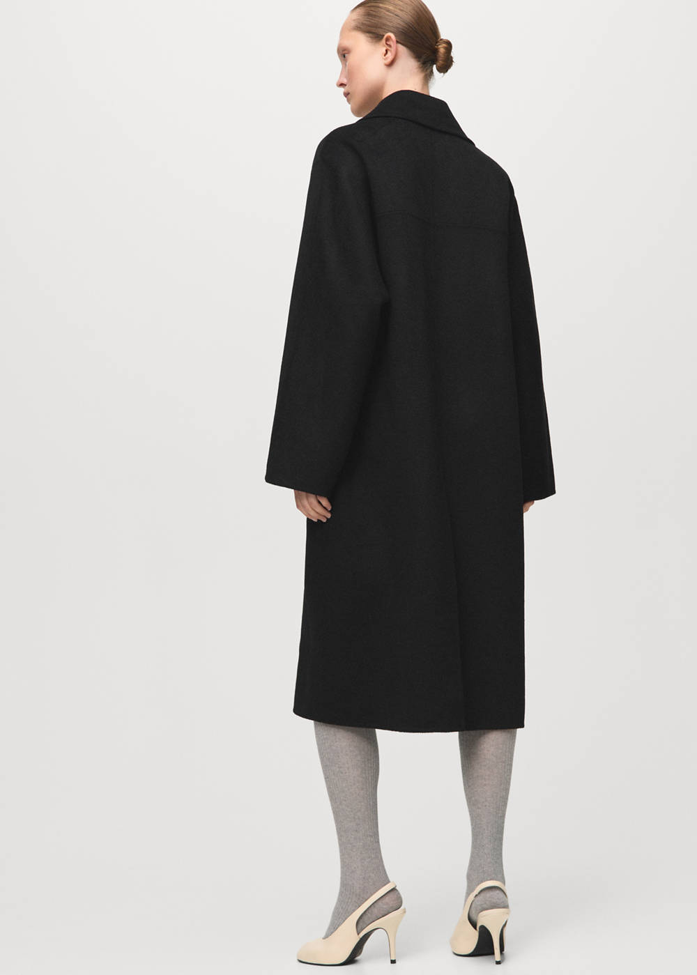 Handmade oversized wool coat - Image 4