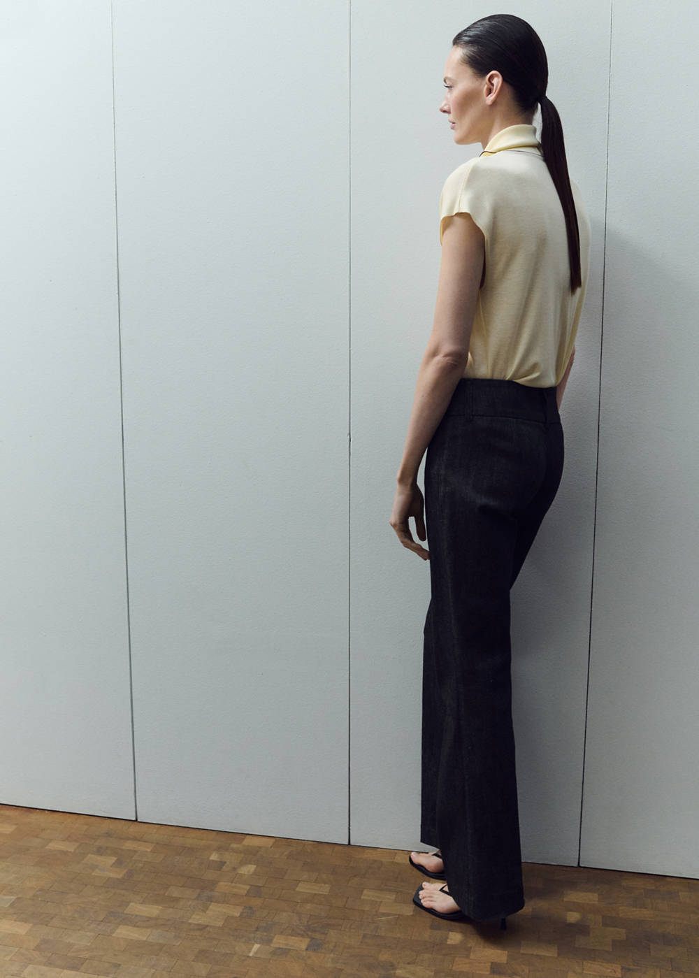Knit top with scarf detail - Image 4