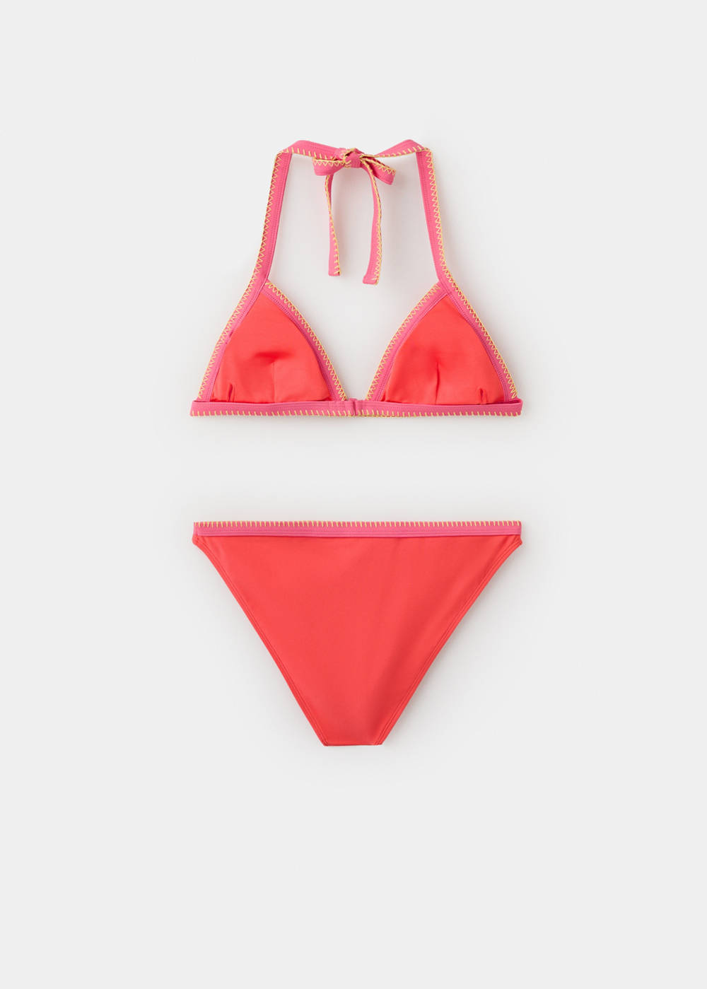 Embroidered bikini with classic bottoms - Image 3