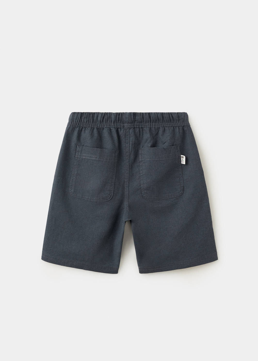 Cotton-linen blend bermuda shorts - Image 5