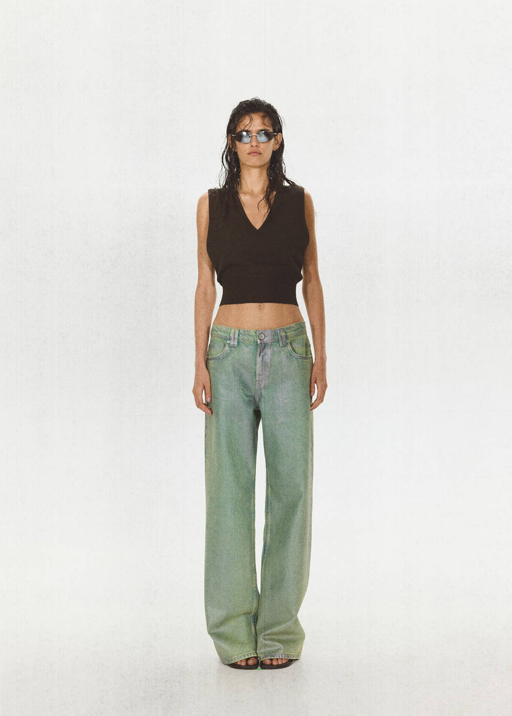 Straight foil jeans - Image 3