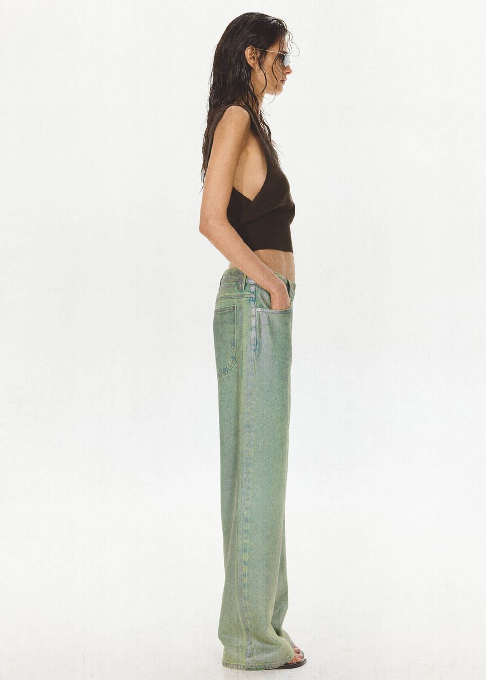Straight foil jeans - Image 5