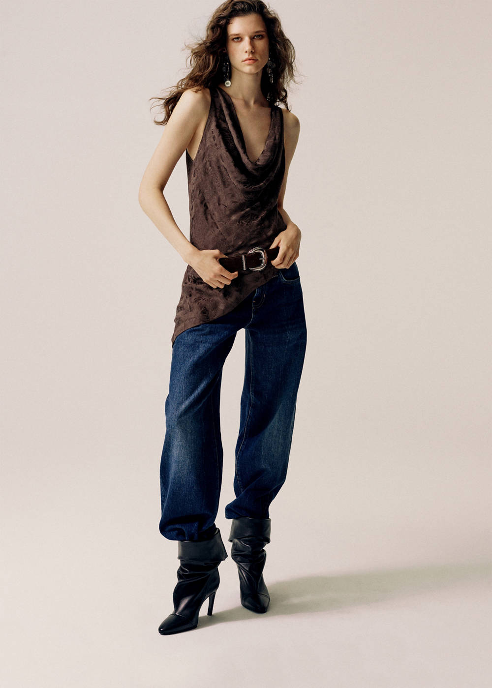 Asymmetric jacquard top - Image 3