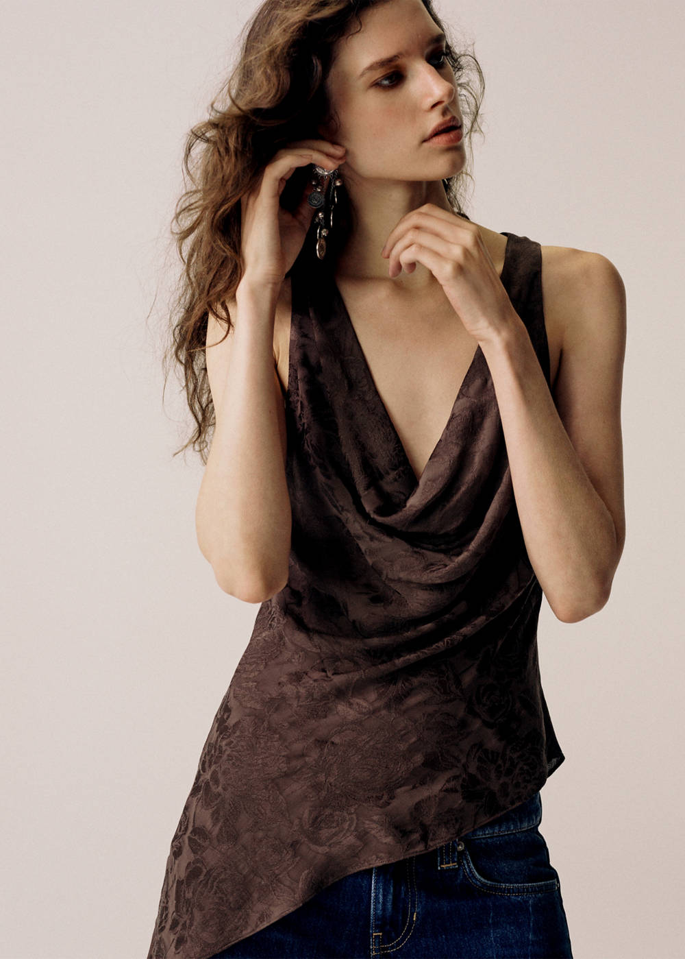 Asymmetric jacquard top - Image 5