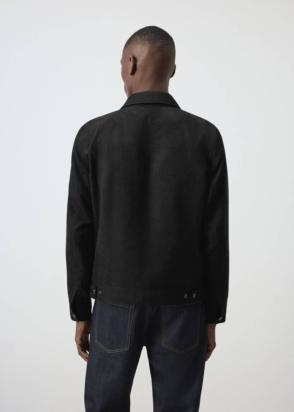 Denim jacket with a shirt-style collar - Image 4