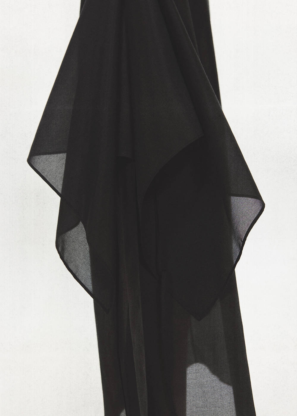 Semi-transparent dress with panel layering - Image 5