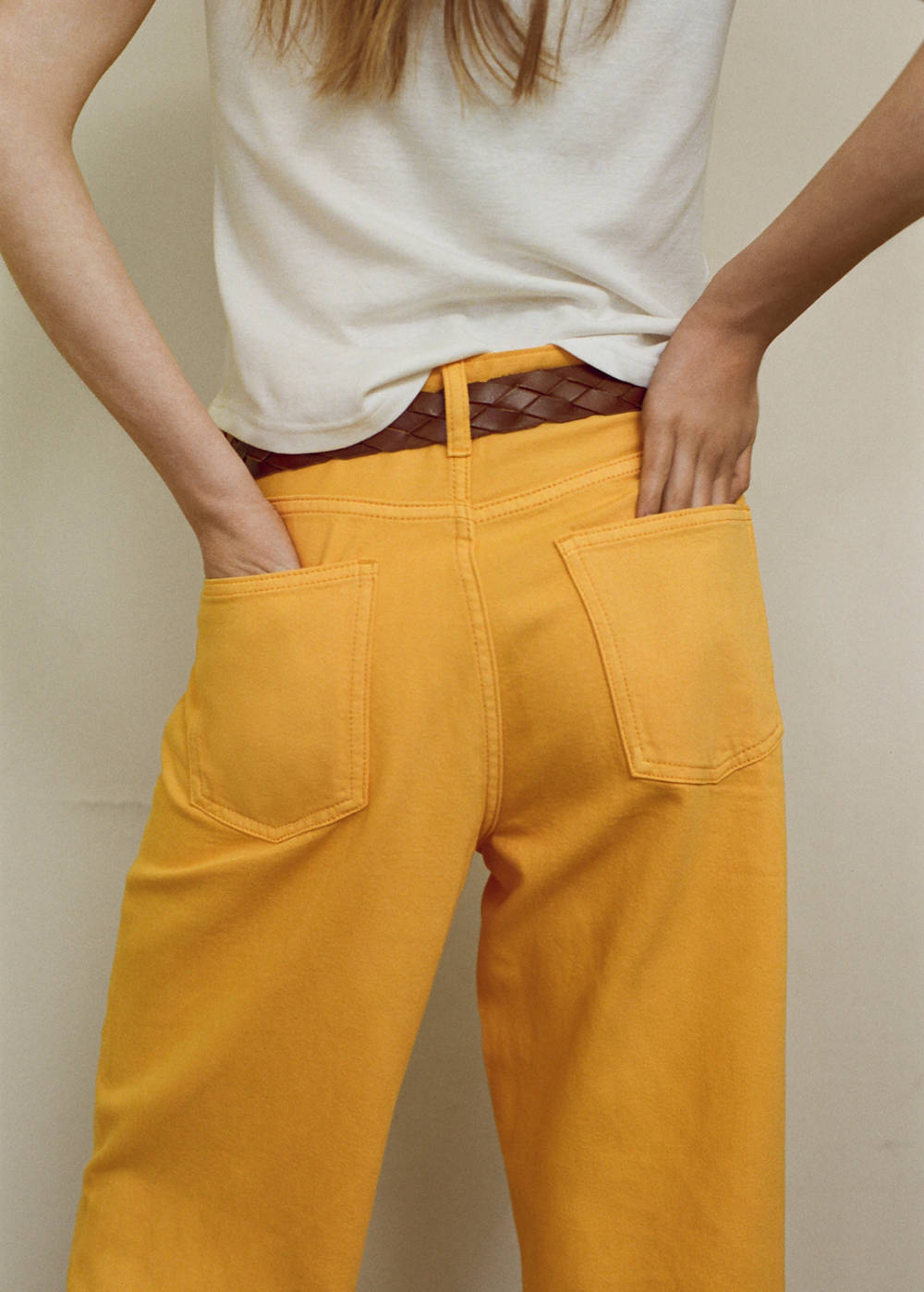 Straight low-waist jeans - Image 4
