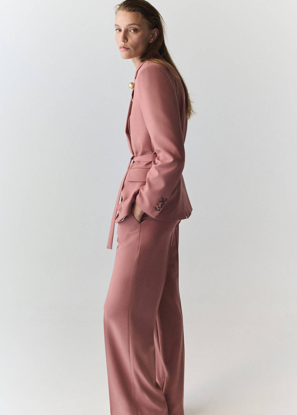 Straight-fit suit pants - Image 5