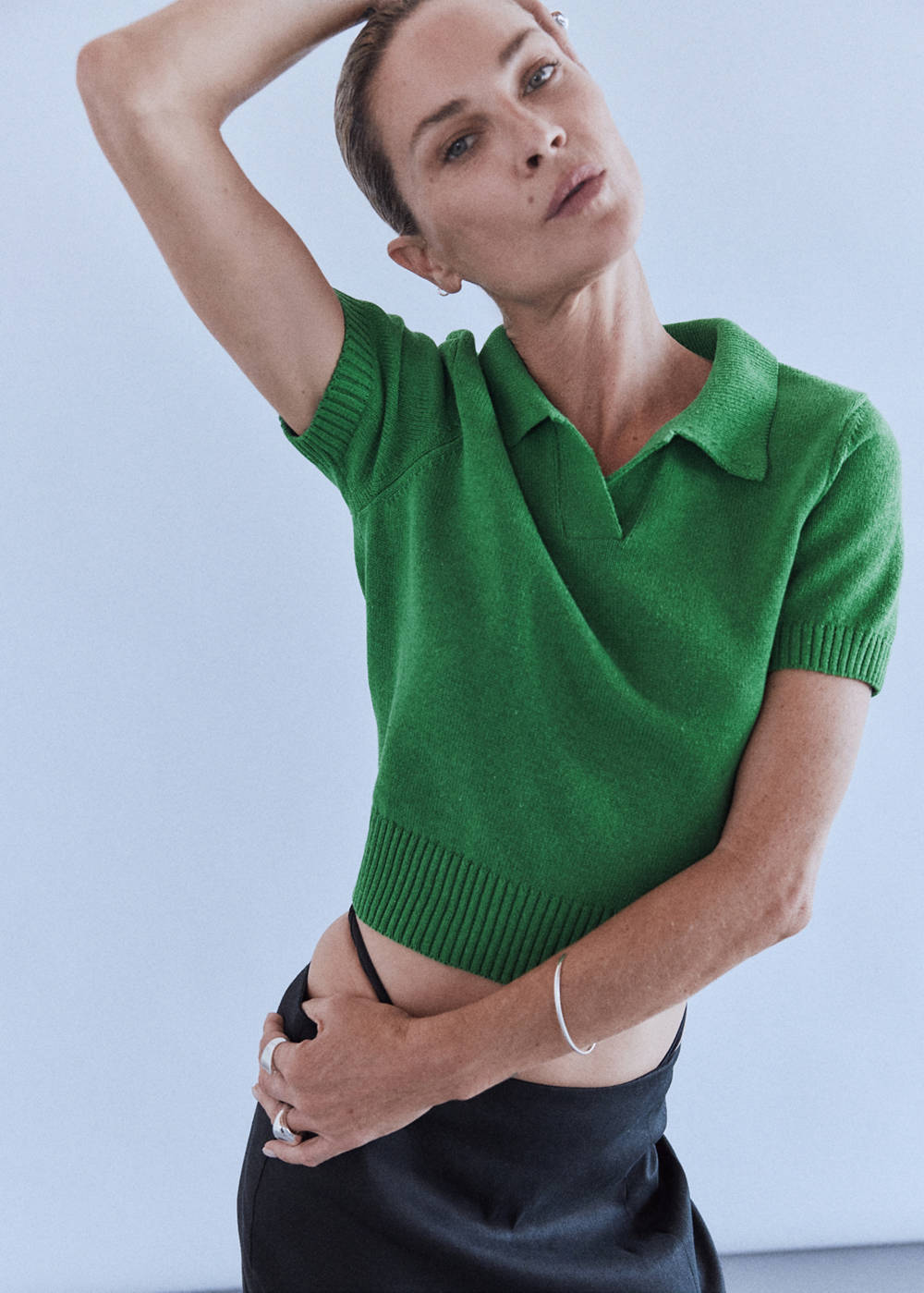Cotton knit polo - Image 3