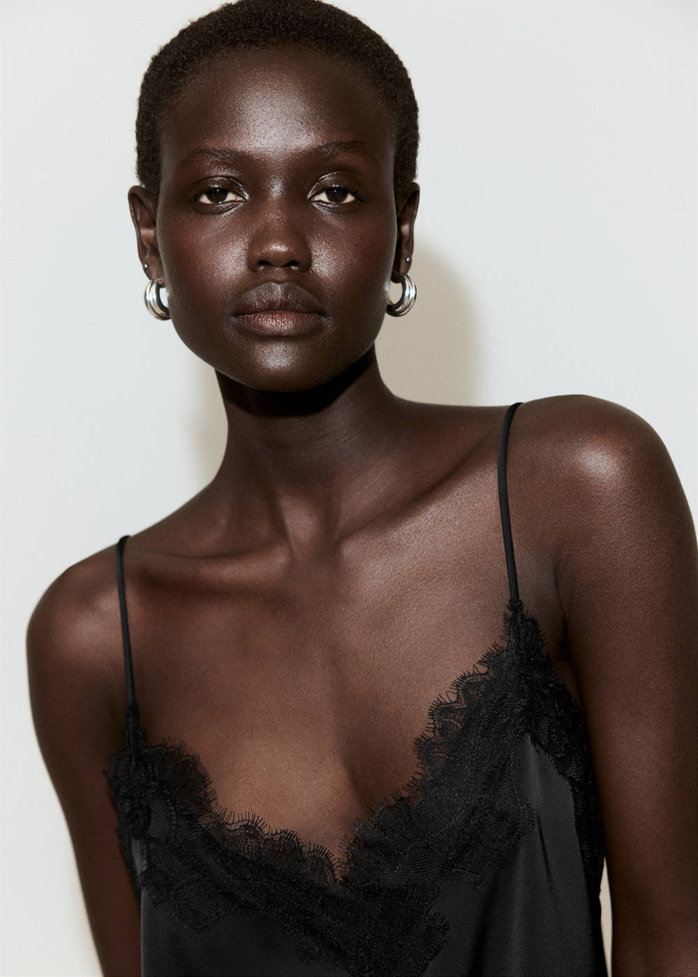 Asymmetrical lace lingerie top - Image 5