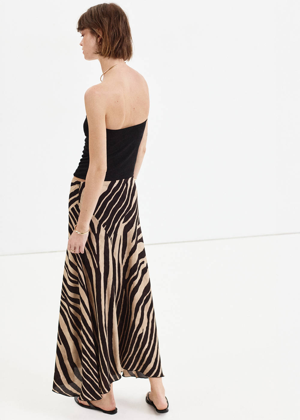 Asymmetrical maxi-skirt - Image 4