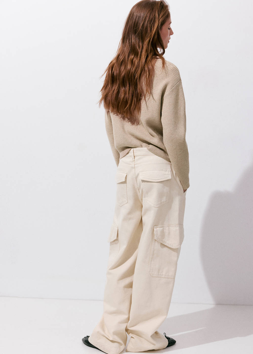 Ribbed zip-up jumper - Image 4