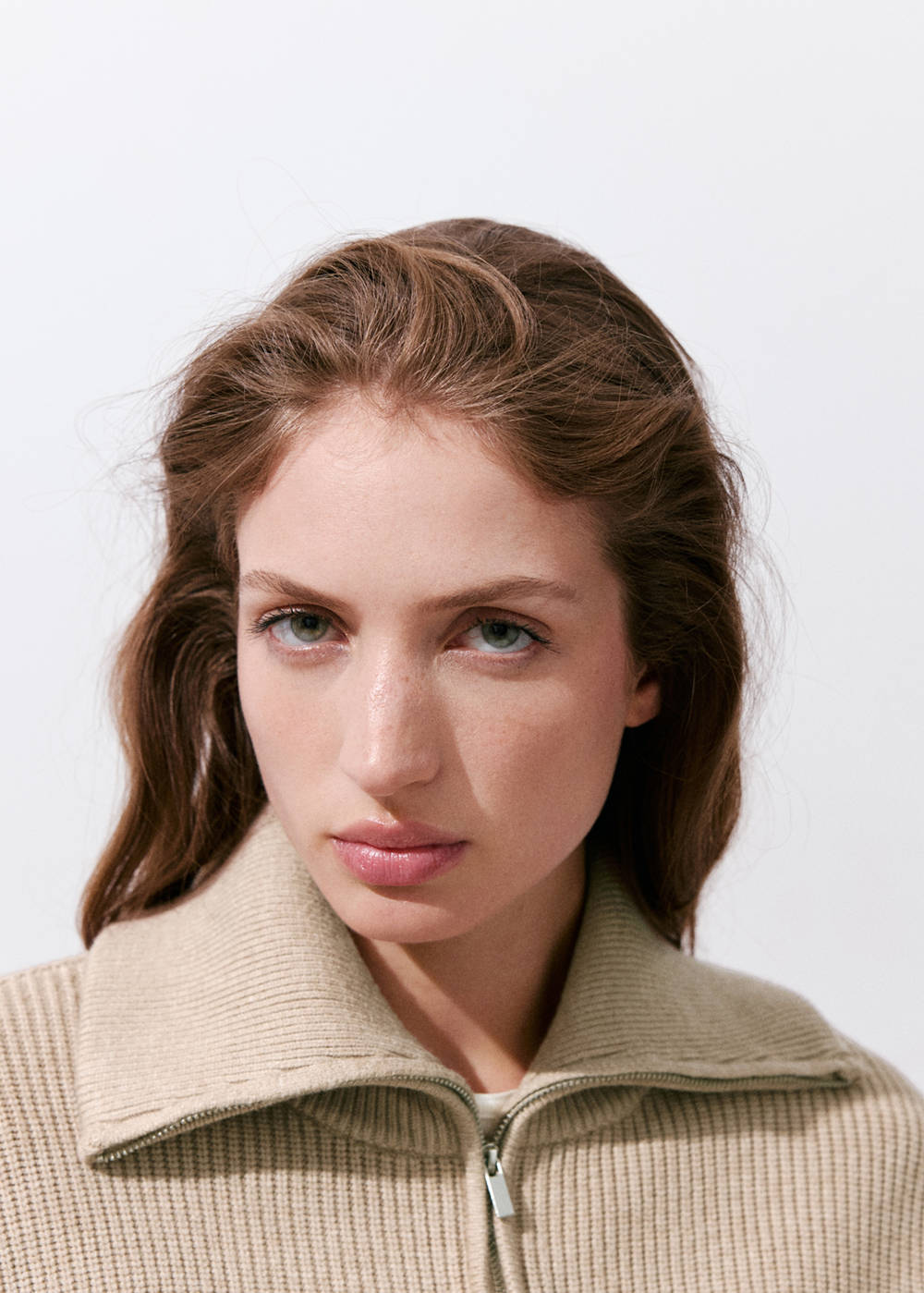 Ribbed zip-up jumper - Image 5