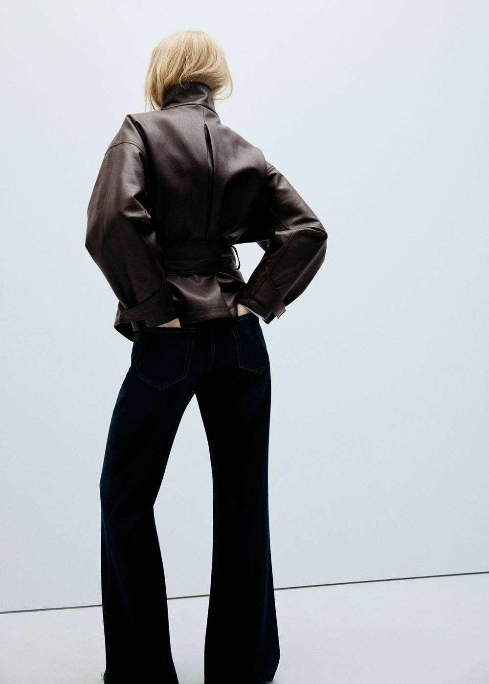 Oversized belted jacket - Image 4
