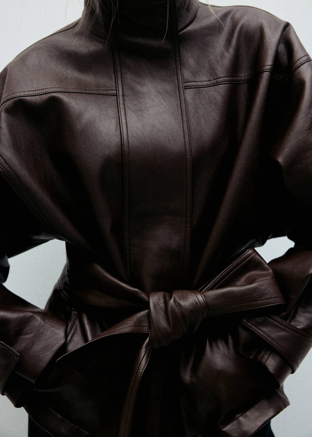 Oversized belted jacket - Image 5